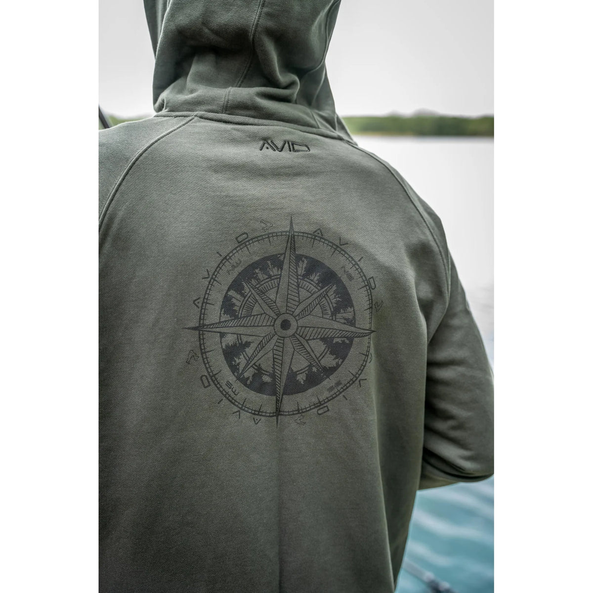 Sudadera Avid Carp Bearing Zip (Green)