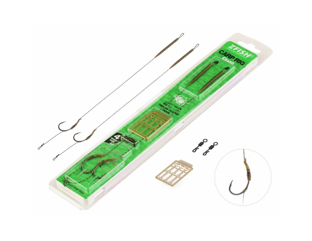 Mounted hooks Zfish Crang