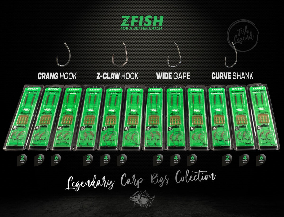 Mounted hooks Zfish Crang