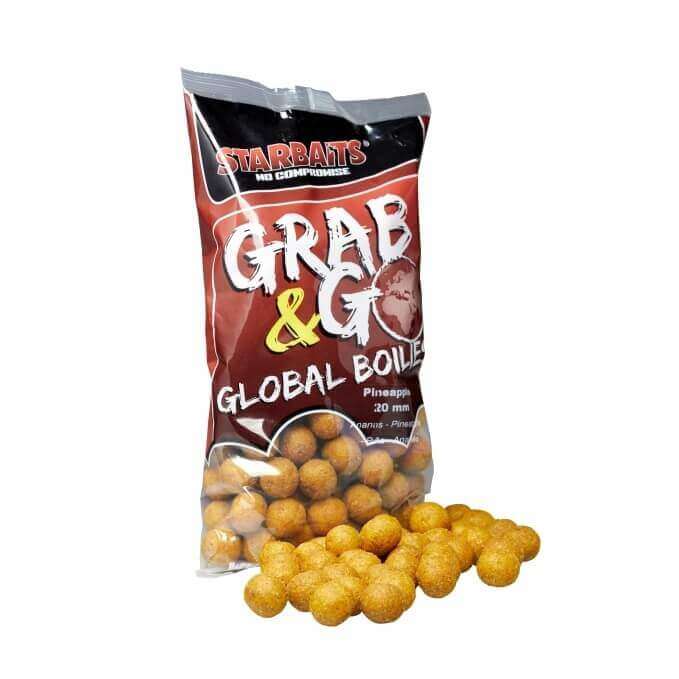 Boilies Starbaits Grab Go Global Piña 20 mm - Tienda Carpfishing