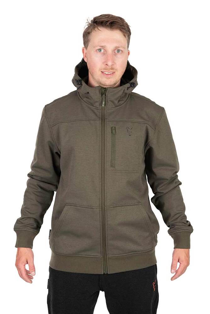 Chaqueta Fox Shell Verde/Negra - Tienda Carpfishing