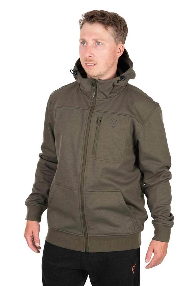 Chaqueta Fox Shell Verde/Negra - Tienda Carpfishing