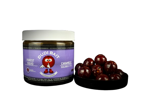 Hook Baits Solubles Dudi Bait Glugged Forest Squid 20 mm - Tienda Carpfishing