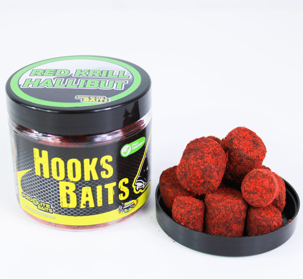 Hook Pellets en polvo Pro Elite Baits Red Krill Halibut 14-20 mm - Tienda Carpfishing