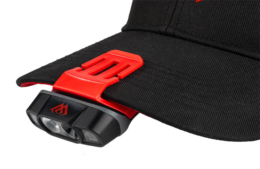 Headlamp {{bdd15cbcbcd2e9751837f1edaf20524ec2}}} with universal clip