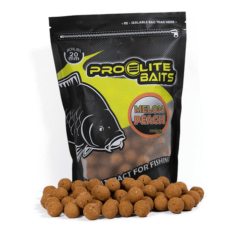 Boilies Pro Elite Baits Melon & Peach 20 mm - Tienda Carpfishing