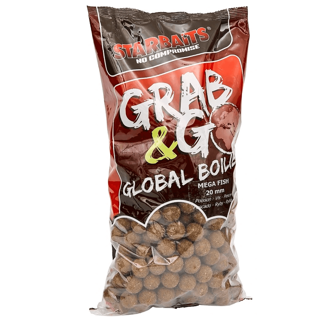 Boilies Starbaits Grab Go Global Mega Fish 20 mm - Tienda Carpfishing