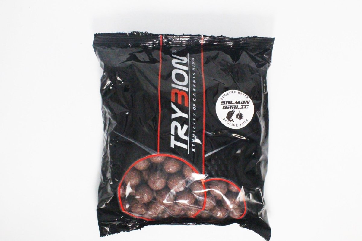 Boilies Trybion Salmon Garlic 1 Kg - 20 mm - Tienda Carpfishing