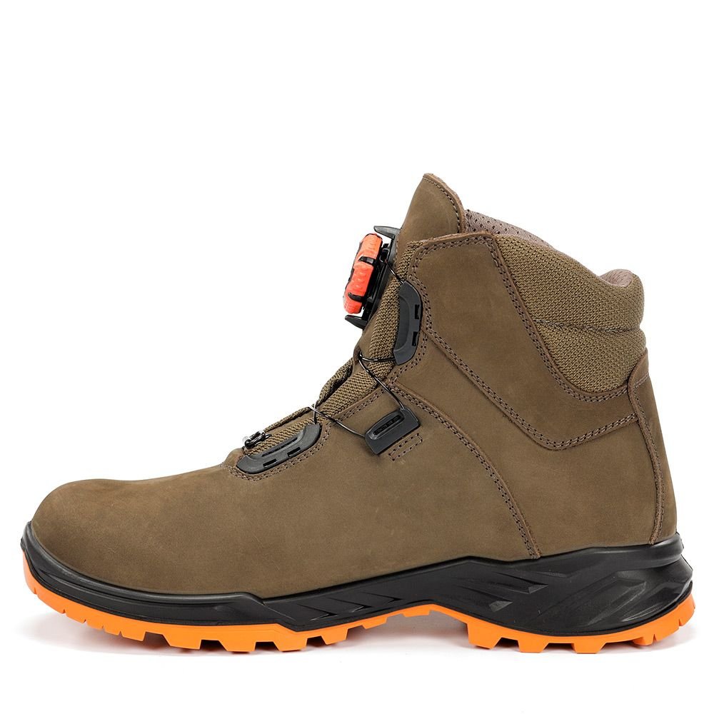 Botas Chiruca Cares Boa Hi Vis 08 Gore - Tex Verde y Naranja - Tienda Carpfishing