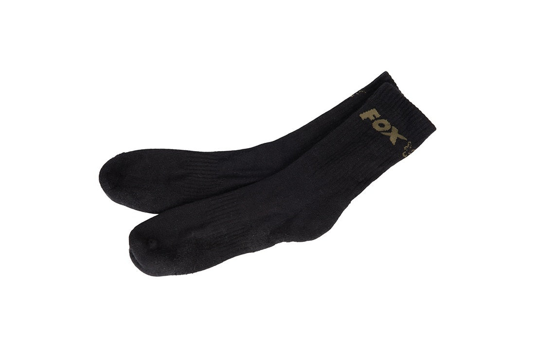 Calcetines Fox 3 - Pack Negros - Tienda Carpfishing