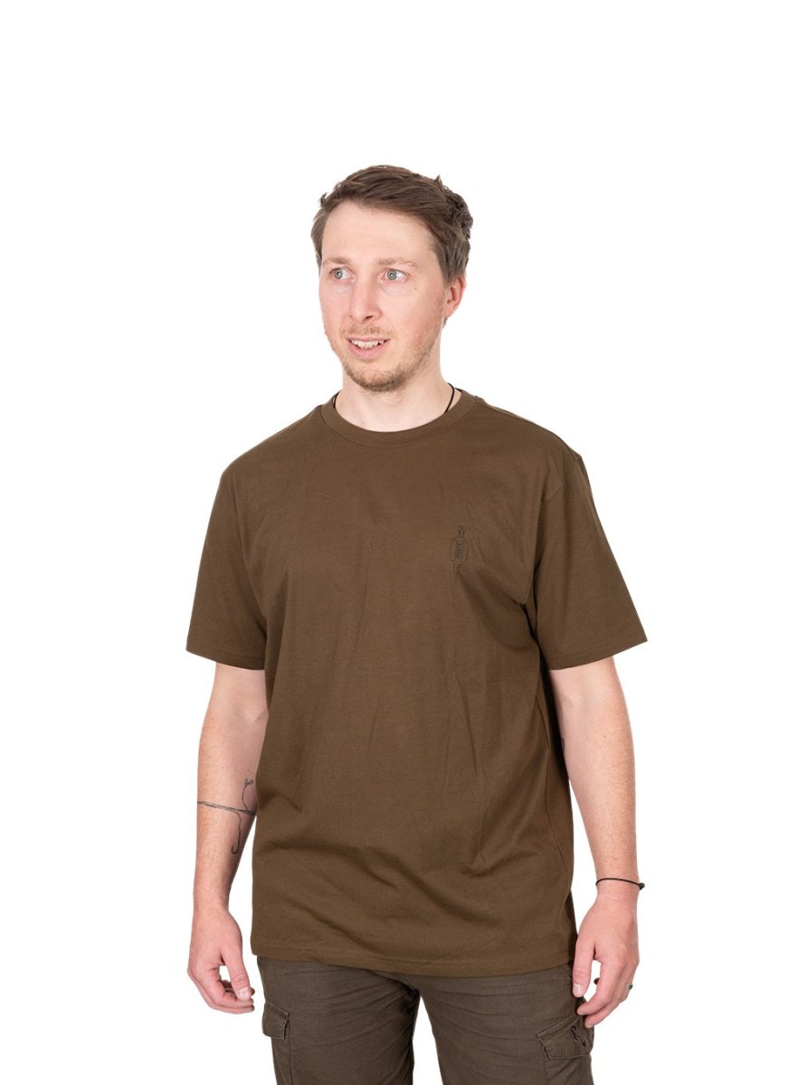 Camiseta Fox Caqui Indicator T - Tienda Carpfishing