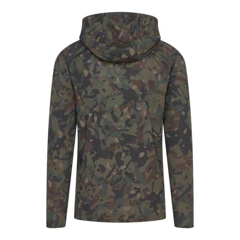Camiseta técnica con capucha UV Trakker Techpro Camo - Tienda Carpfishing