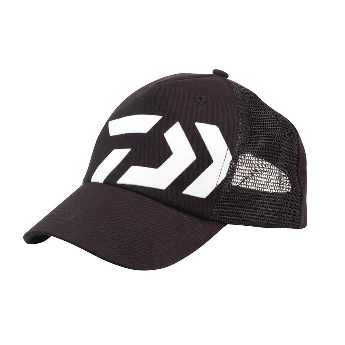 Gorra Daiwa Trucker Negra/Blanca - Tienda Carpfishing