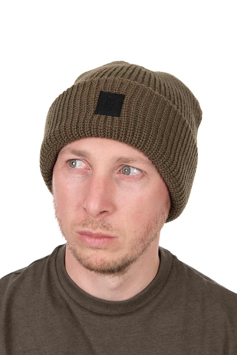 Gorro de lana merino Fox Verde - Tienda Carpfishing