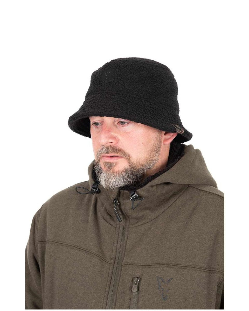 Gorro Fox Sherpa Negro - Tienda Carpfishing