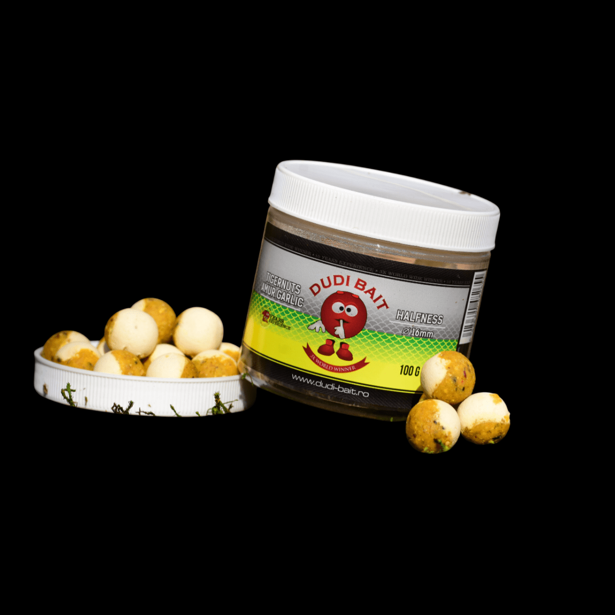 Halfness Dudi Bait Tigernuts Garlic 14 mm - Tienda Carpfishing