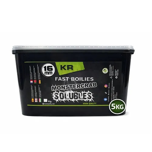 Boilies Soluble Krom Quality KR600 Monster Crab 16mm 5KG