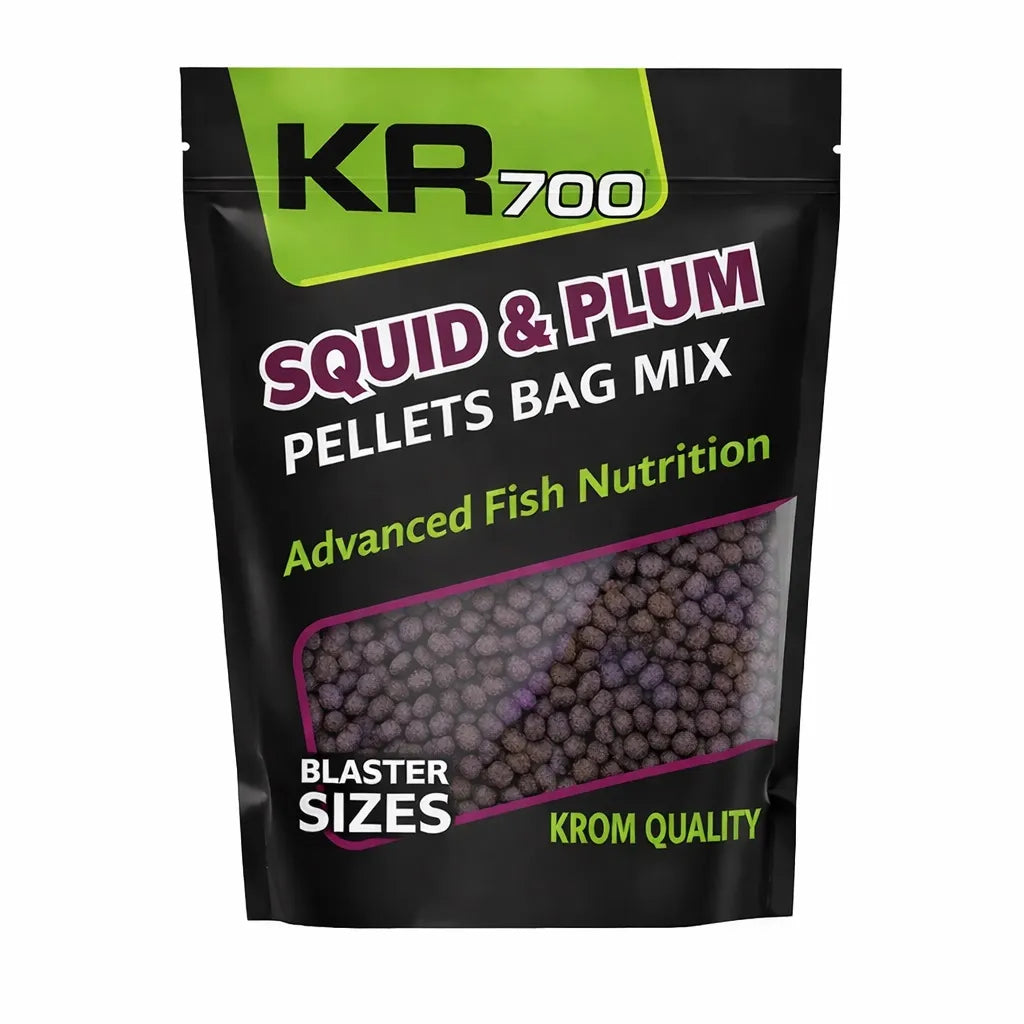 mix Pellets Krom Quality KR500 Squid & Plum 4.5MM 800G
