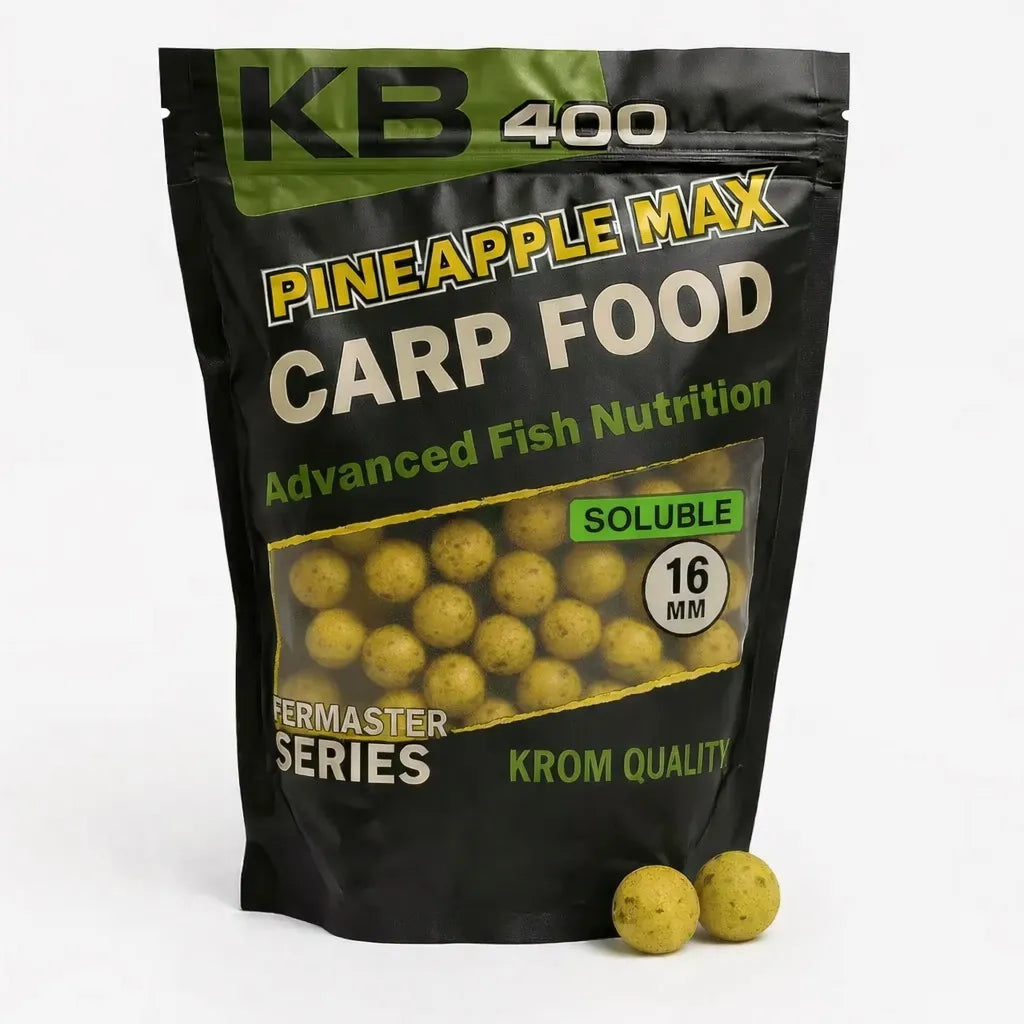 Boilies Soluble Krom Quality KR400 Pineapple Max 16mm 800G