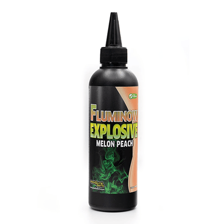 Líquido Fluminow Explosive Pro Elite Baits Melon & Peach 200 ml - Tienda Carpfishing