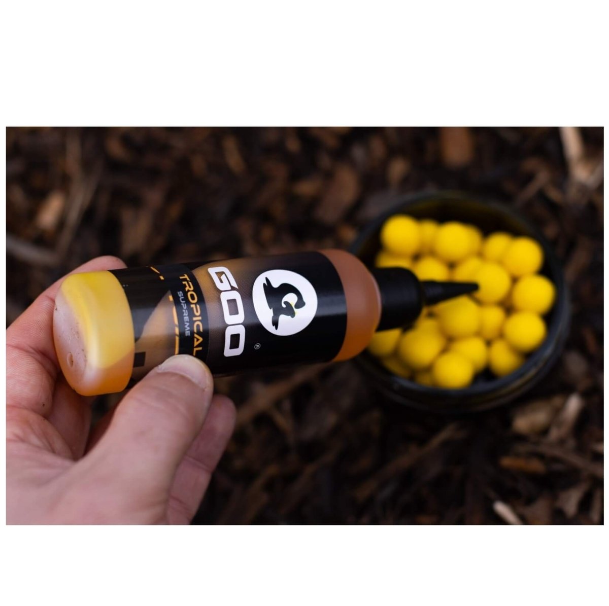 Líquido Korda Goo Tropical Supreme 115 ml - Tienda Carpfishing