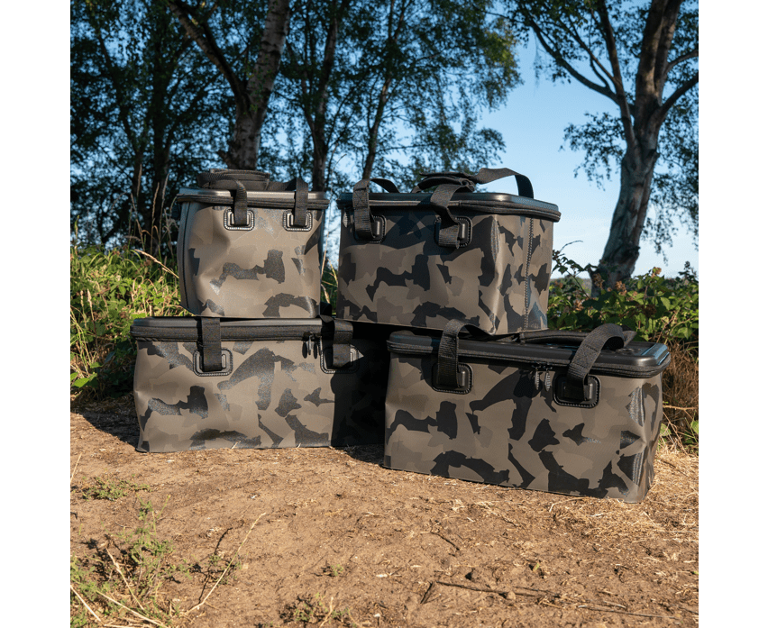 Macuto Avid Carp Stormshield EVA Camo 50 L - Tienda Carpfishing