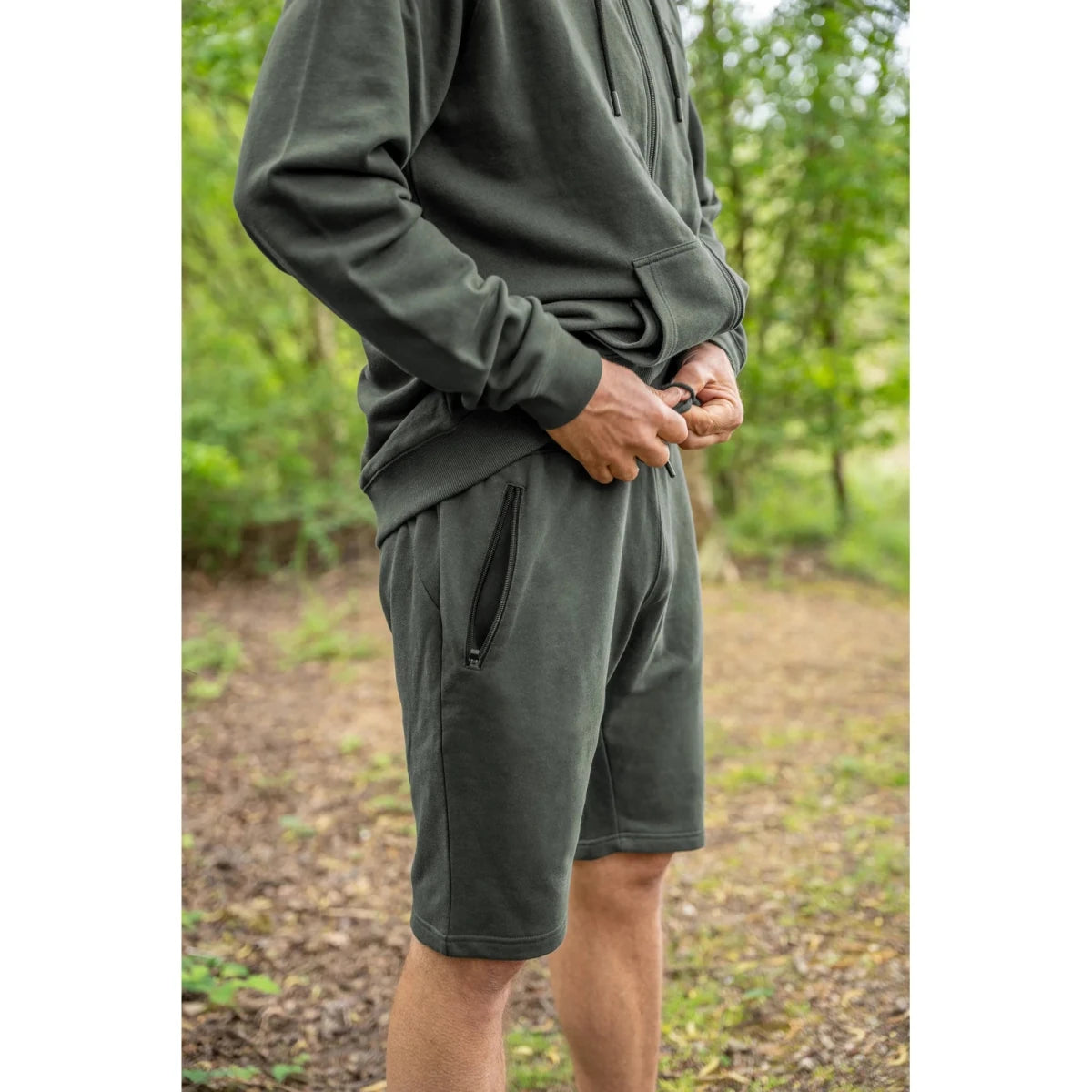 Pantalón corto Avid Carp Bearing Verde - Tienda Carpfishing