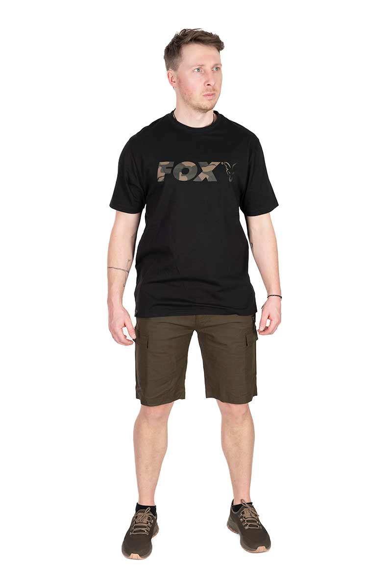 Pantalón corto Fox LW Combat Caqui - Tienda Carpfishing