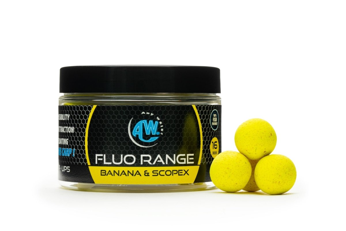Pop ups Any Water Fluo Banana & Scopex 16 mm - Tienda Carpfishing