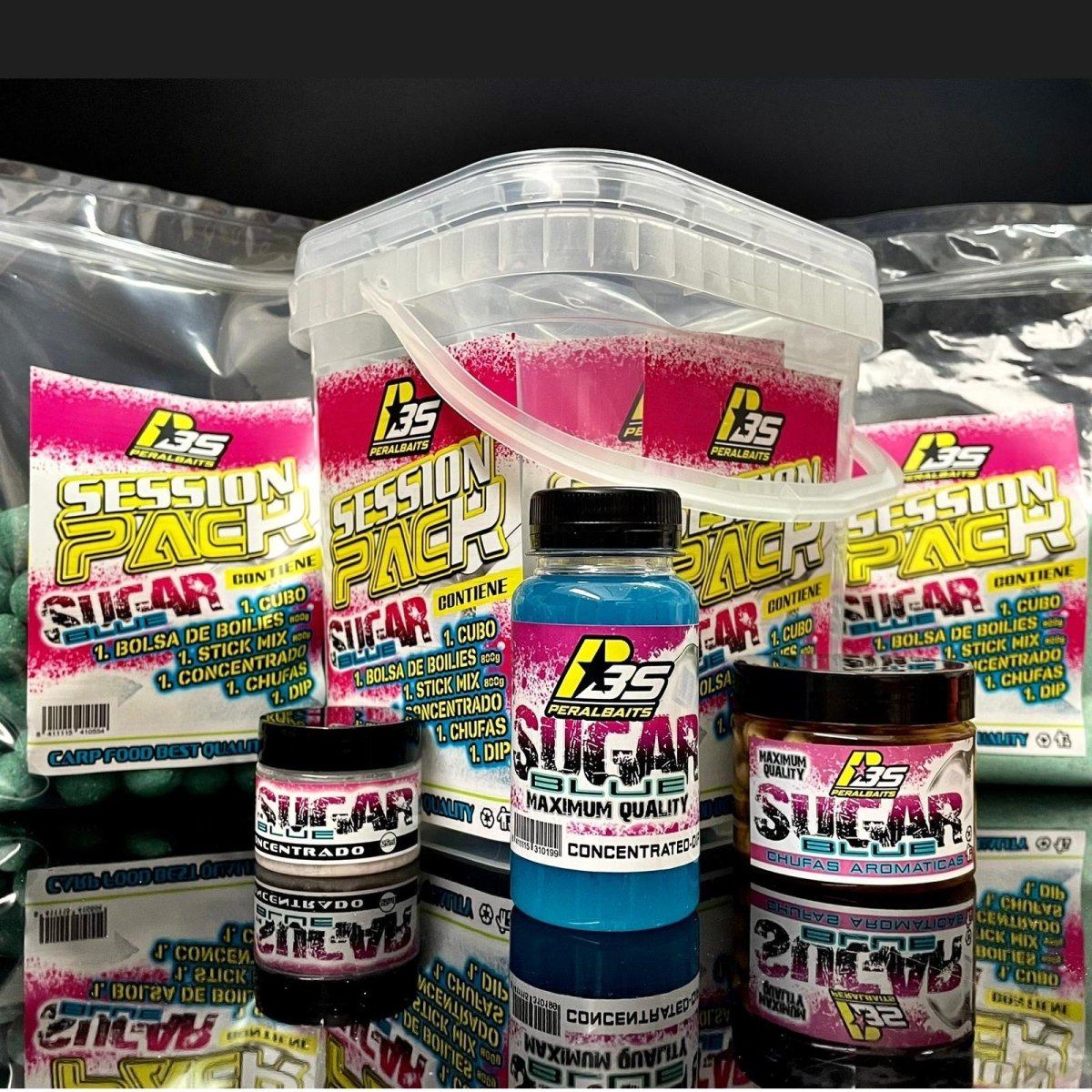 Session Pack Peralbaits Sugar - Tienda Carpfishing