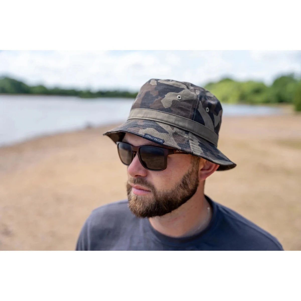 Sombrero Avid Carp Distortion Dark Camo - Tienda Carpfishing