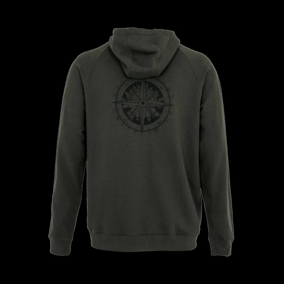 Sudadera Avid Carp Bearing Verde con cremallera - Tienda Carpfishing