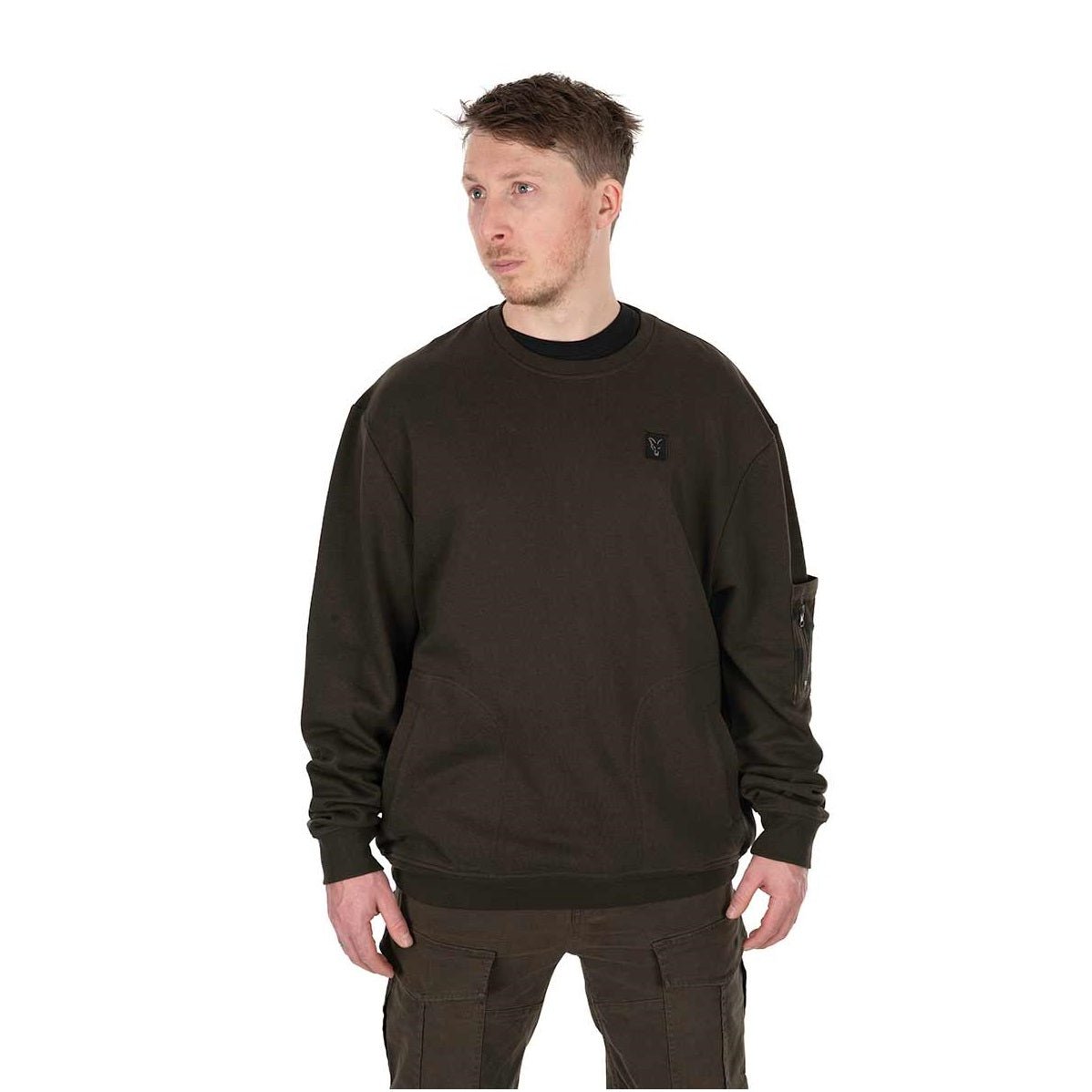Sudadera Fox LW Caqui - Tienda Carpfishing