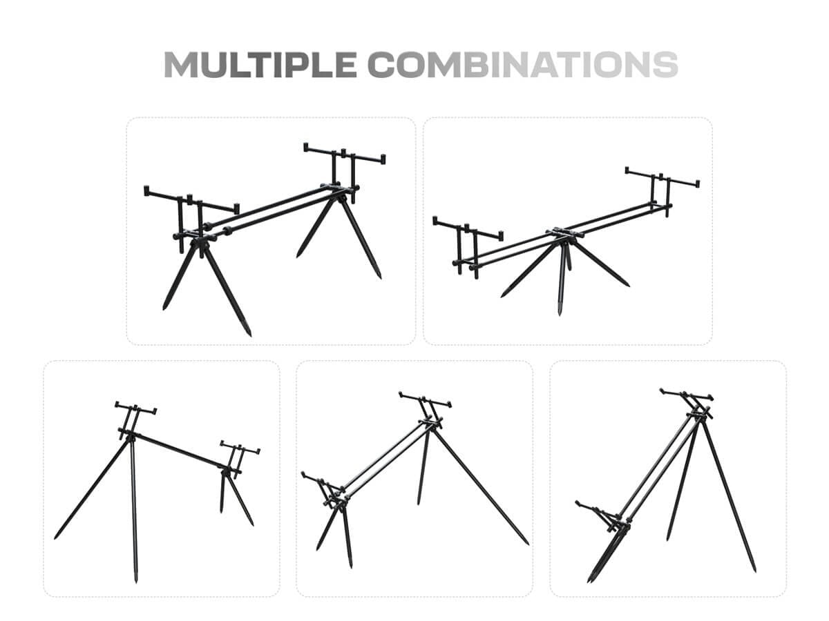 Trípode Zfish Roadmaster 3 cañas - Tienda Carpfishing