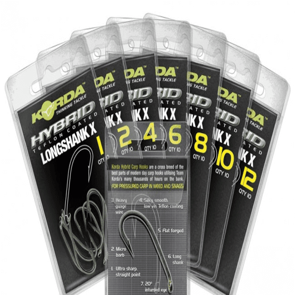 Anzuelos Korda Long Shank X 3