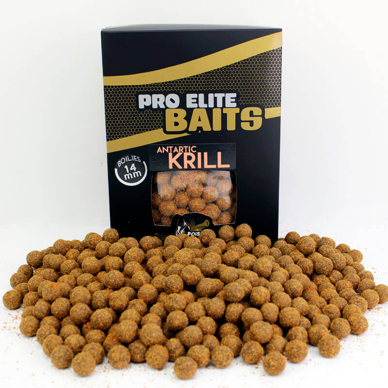 Boilies Pro Elite Baits Gold Antartic Krill 14 mm