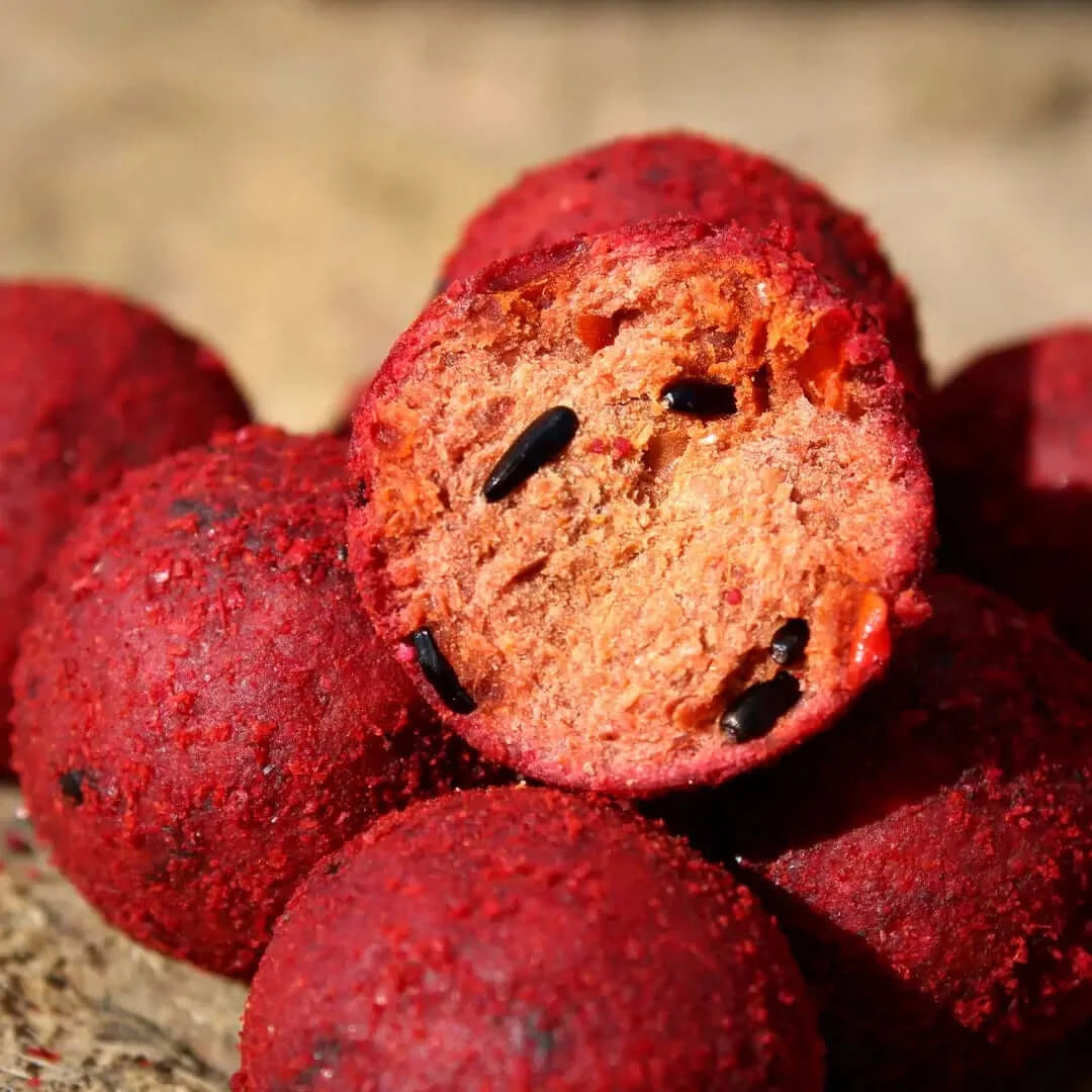 Boilies Pro Elite Baits Gold Robin Red 32 mm 1