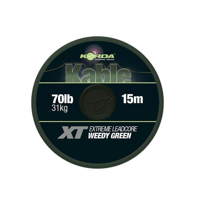 Leadcore Korda Kable Verde 70 lb 15 metros