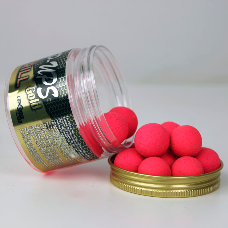 Pop Ups Pro Elite Baits Gold Antartic Krill Rosa 20 mm