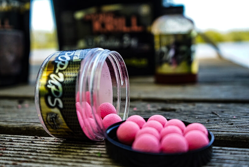 Pop Ups Pro Elite Baits Gold Antartic Krill Rosa 20 mm 3