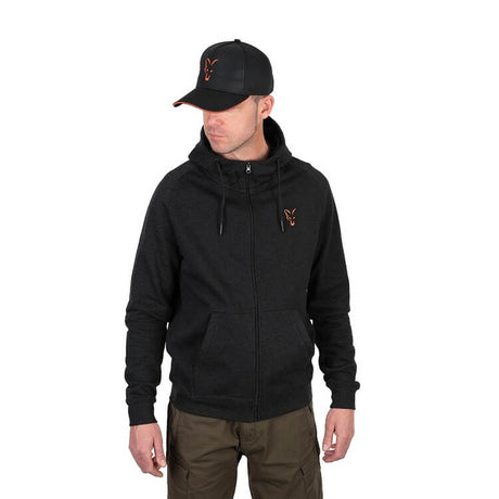 Sudadera Fox Collection LW Negra y Naranja
