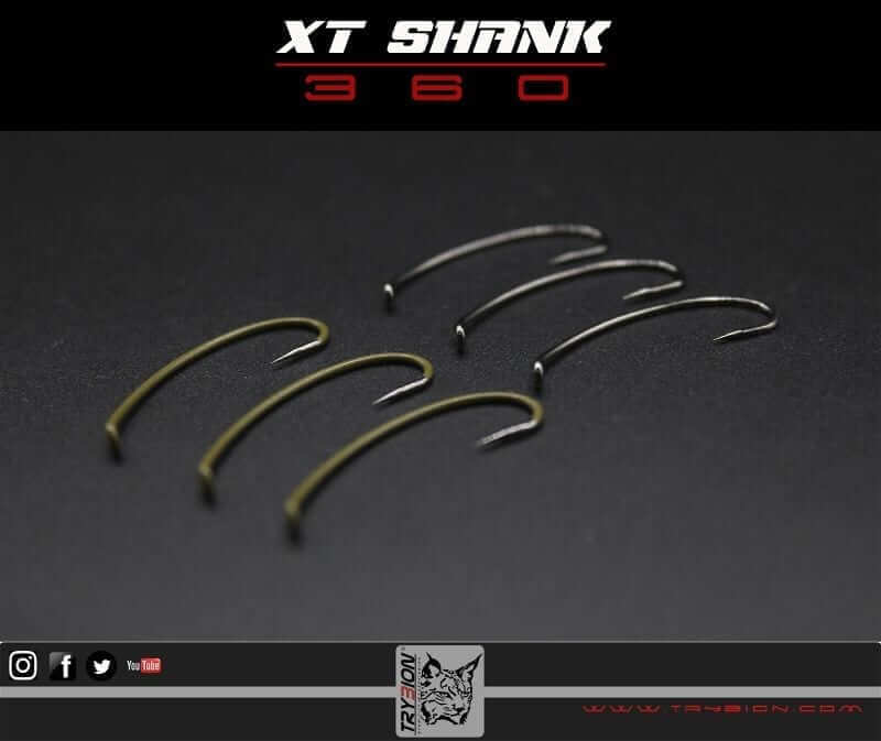 Anzuelos Trybion XT Shank Camo - Tienda Carpfishing