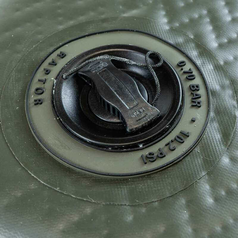 Barca Raptor 230 X - Wide Verde con suelo de aluminio - Tienda Carpfishing