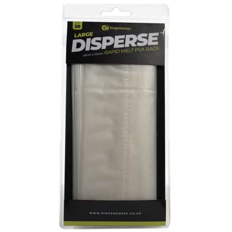 Bolsas de PVA Ridge Monkey L 85x150mm - Tienda Carpfishing