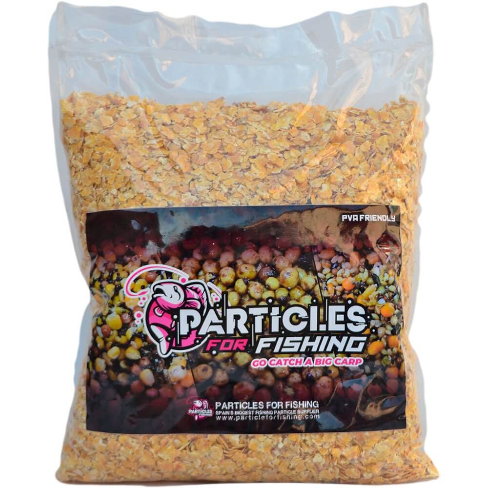 Corn Flakes Particles For Fishing 3 kg - Tienda Carpfishing
