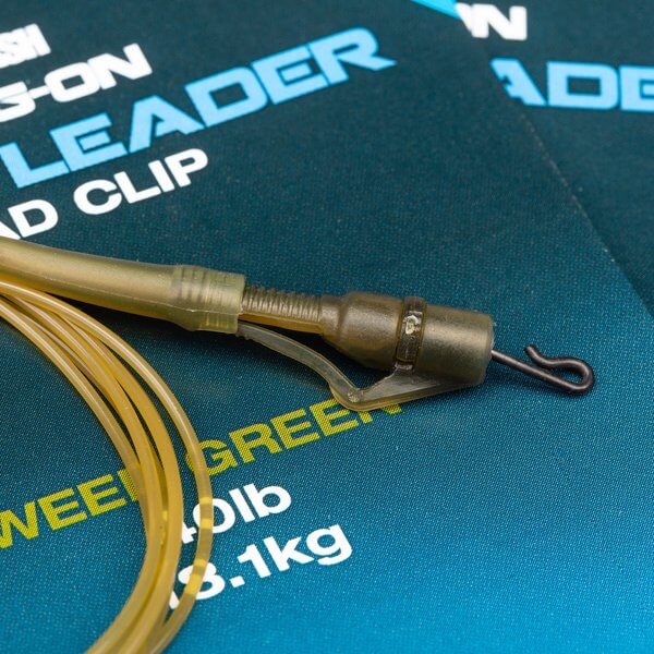Fused Leader Lead Clip Nash Verde - Tienda Carpfishing