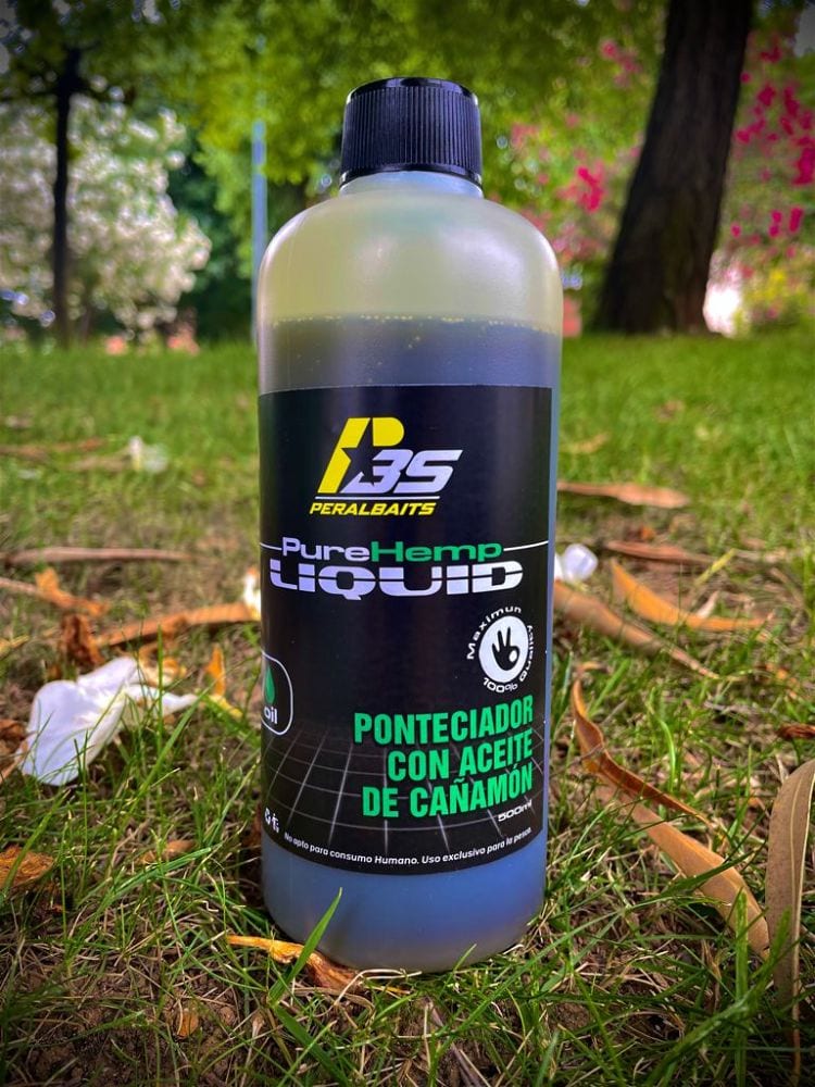 Líquido potenciador Peralbaits Cañamón 500 ml - Tienda Carpfishing