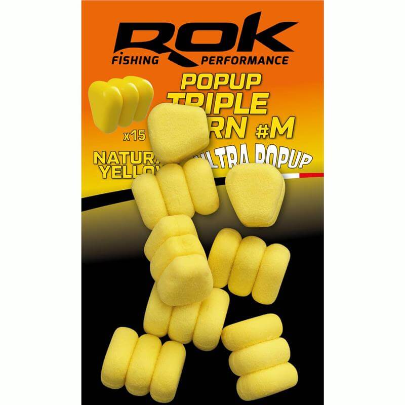 Maíz pop ups Triple Rok Fishing Amarillo M - Tienda Carpfishing