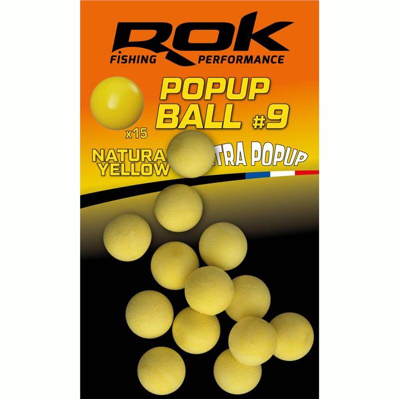 Pop up Ball Rok Fishing Amarillo 9 - Tienda Carpfishing