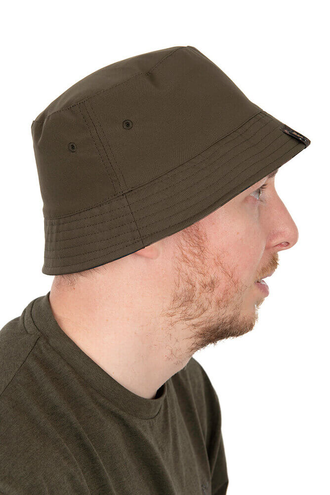 Sombrero Reversible Fox Camo Verde - Tienda Carpfishing